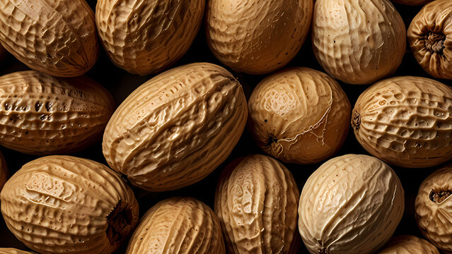 high-resolution, close-up image of a peanut