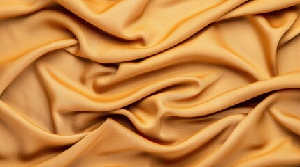 Obraz premium Soft cotton bedding fabric in warm earth tones, featuring an abstract background that adds style to any room.