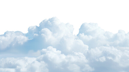 clouds in the blue sky