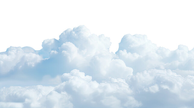 clouds in the blue sky