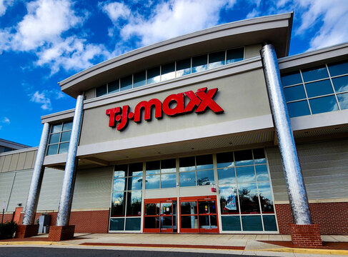 T.J. Maxx Department Store in Manassas, Virginia, USA
