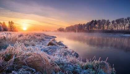 Frozen Morning Along the River