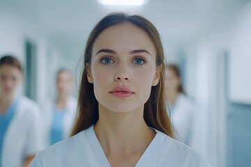 Fototapeta premium Young Healthcare Professionals in a Modern Environment