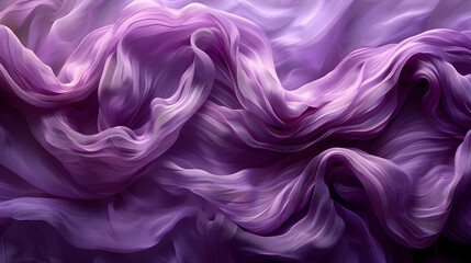 Abstract Purple Fabric Waves: 4K Background Loop