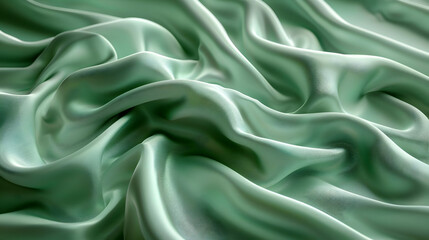 Fototapeta premium Abstract Green Fabric Texture Background Animation Loop