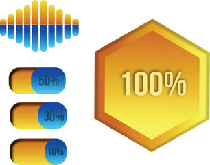 infographic template pie charts. Tree infographic design. Infographic timeline background. A diagram of a set of steps