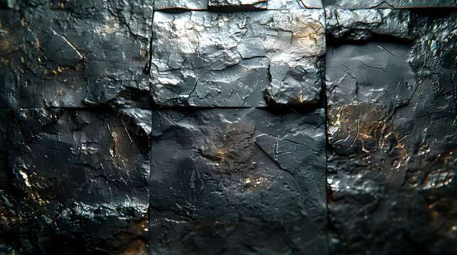 Abstract Dark Stone Texture Background Animation - Seamless Loop