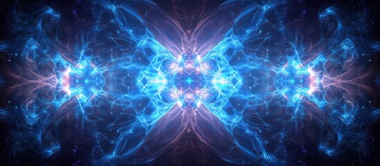 Abstract Blue Energy Burst