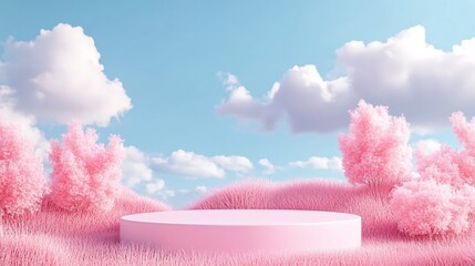 E-commerce display stand background