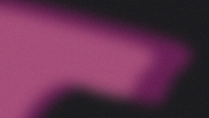 Abstract image with a vivid magenta and black gradient, featuring soft edges and blurred transitions, creating a dramatic and mysterious visual with a bold color contrast.