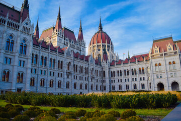 Hungarian Parliament Building in Budapest