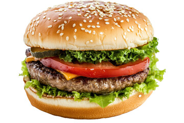 Close up of tasty burger