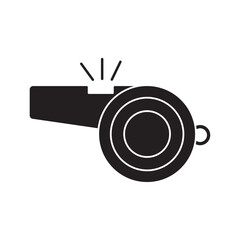 whistle flat icon vector