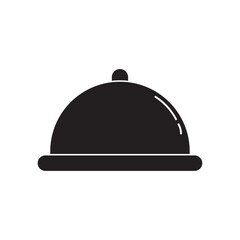 food tray flat icon vector