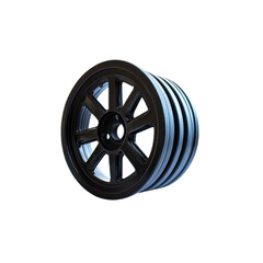 Obraz premium Stacked Black Rims