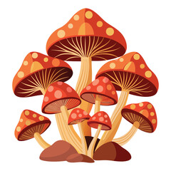 vector mushrooms