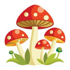 vector mushrooms