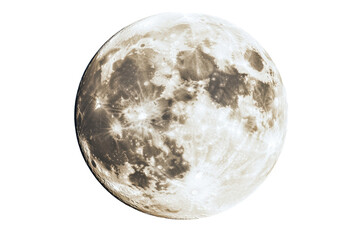 Obraz premium PNG Image of Full moon