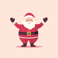 Happy Santa claus cute cartoon