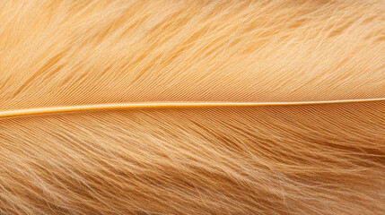 A striking close-up of a feather, showcasing each delicate strand and the fine texture of its barbs. The soft background adds depth while allowing the featherâ€™s intricate details to shine, from the