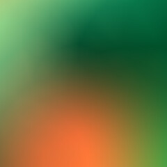 Green orange gradient background 