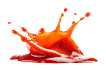 Red Tomato ketchup splash