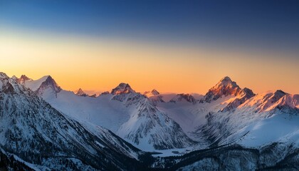 Majestic Mountain Landscape at Sunset