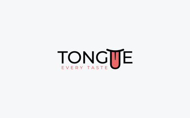 Wordmark logo icon is in the form of a tongue symbol in the letter u.
