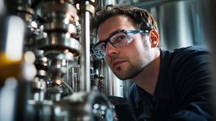 Male Engineer Troubleshooting Mechanical Issue