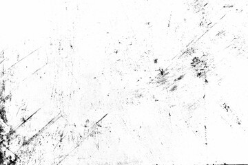 Abstract grunge texture effect, scratch and dust particle grain on white background. Dirt overlay or screen effect use for grunge and vintage image style