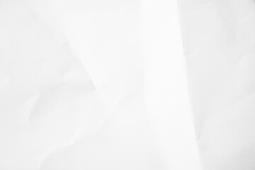 Obraz premium White Paper Texture background. Crumpled white paper abstract shape background with space paper for text