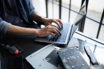 IT Engineer installing Hardware Equipment Development Facility Engineer  Maintenance computer...