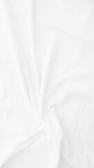Obraz premium Fabric backdrop White linen canvas crumpled natural cotton fabric Natural handmade linen top view background Organic Eco textiles White Fabric linen texture