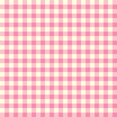 Pink Plaid Seamless Pattern Design Template