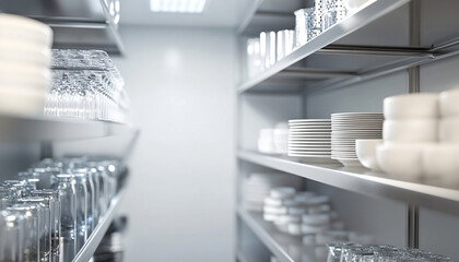 Obraz premium Minimalist and unique interior design in the house