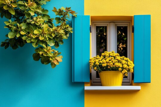 Minimalist depiction of a barred window casting shadows, capturing the quiet yet intense sense of isolation, symbolizing simplicity and focus