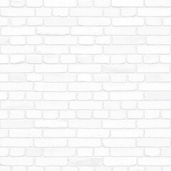 Obraz premium White Brick Wall Seamless Texture Background