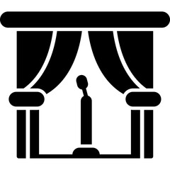 Fototapeta na wymiar Stage Icon