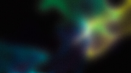 Grainy gradient abstract background, color blending effect, aesthetic texture. Orange green black color noisy gradient vibrant colors flow shaped background
