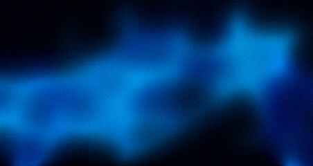 Grainy gradient abstract background, color blending effect, aesthetic texture. Blue black color noisy gradient vibrant colors flow shaped background
