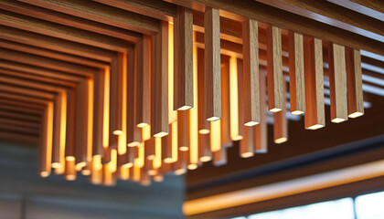 Obraz premium Minimalist and unique interior design in the house