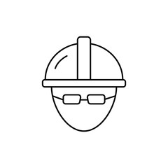 Senior architect icon outline