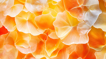 Bright marigold petals in vibrant orange and yellow hues create stunning floral backdrop