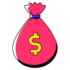 Money Bag Illustration