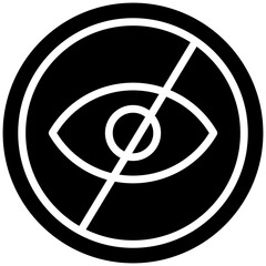 Invisible icon, Hide And show icon