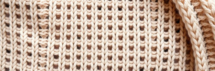 Close-up shot of a fluffy wool sweater with a soft and cozy texture, pattern, texture, fabric