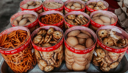 Snacks in grocery stores in Thailand