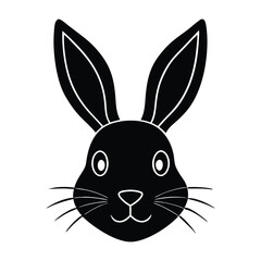 Fototapeta premium illustration of a rabbit had with white background