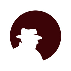 Spy icon logo design