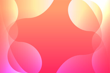 Yellow And Pink Abstract Background Style